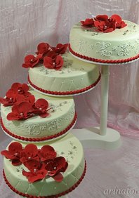  «Четырехъярусный торт с маками» (М97294)