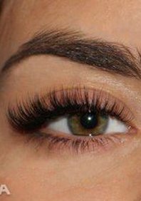 Свадебный макияж наращивание ресниц (E17792)