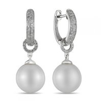 Обручальное кольцо E108-1982355BP-R17-М9508 из белого золота, гладкое