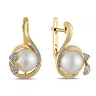 Обручальное кольцо E108-1982362CP-R17-М9510 из красного золота, гладкое