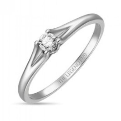 Помолвочное кольцо R01-SL06-015-G2-М13569 - Ювелирный бренд Московский ювелирный завод