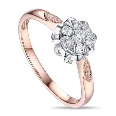 Помолвочное кольцо R2011-1851142AD-М9472 - Ювелирный бренд Московский ювелирный завод