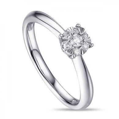 Помолвочное кольцо R2011-1851351AD-М9474 - Ювелирный бренд Московский ювелирный завод