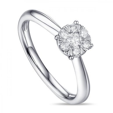 Помолвочное кольцо R2011-1851352AD-М9475 - Ювелирный бренд Московский ювелирный завод