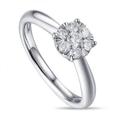 Помолвочное кольцо R2011-1851353AD-М9476 - Ювелирный бренд Московский ювелирный завод