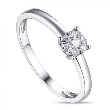 Помолвочное кольцо R2011-1851359AXD-R17-М9480 - Ювелирный бренд Московский ювелирный завод