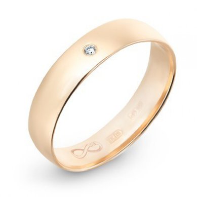 Обручальное кольцо R01-WED-00001-М9483 - Ювелирный бренд Московский ювелирный завод