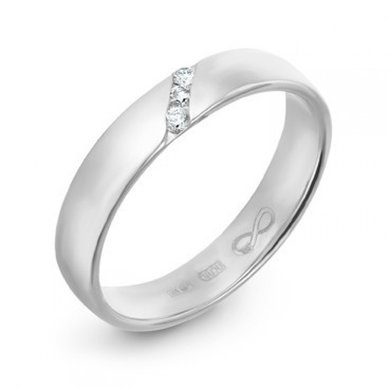Обручальное кольцо R01-WED-00019-М9493 - Ювелирный бренд Московский ювелирный завод