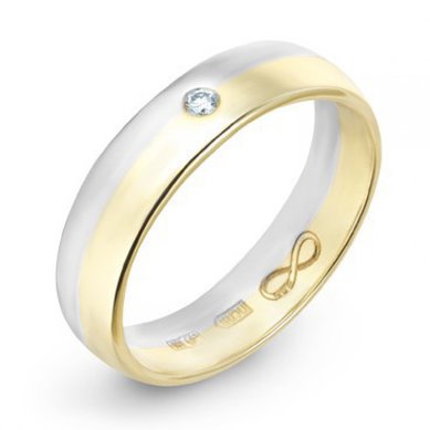 Обручальное кольцо R01-WED-00020-М9494 - Ювелирный бренд Московский ювелирный завод