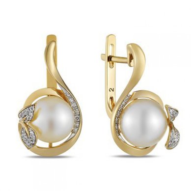 Серьги E108-1982362CP-R17-М9510 - Ювелирный бренд Московский ювелирный завод