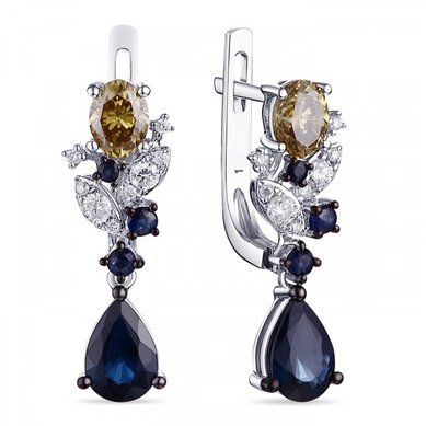 Серьги E2006-1982629CAXD-М9537 - Ювелирный бренд Московский ювелирный завод