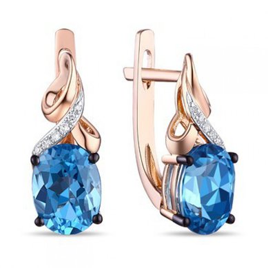 Серьги E2607-1982855CB-R17-М9543 - Ювелирный бренд Московский ювелирный завод