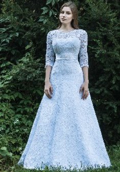 Свадебное платье V46529. А-силуэт, длинное без шлейфа.